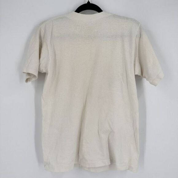 Vintage 80s Unisex Prairie Home‎ Companion Raw Bits Graphic T-Shirt White Small - Picture 5 of 7